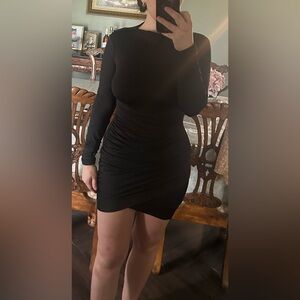 Amazon Black Long Sleeve Dress